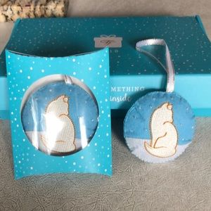 Fancy Feast 2019 Cat set TWO 34th Anniversary ornament